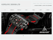 Tablet Screenshot of horologydesign.com